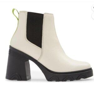 Sorel Brex Block Heel Chelsea Boots Women's Size 8